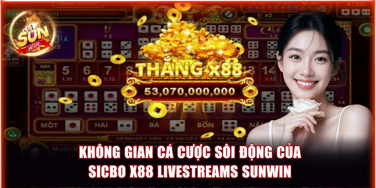 Sicbo X88 Livestreams Sunwin - Trải Nghiệm Game Chân Thực 2 Không gian cá cược sôi động của Sicbo X88 Livestreams Sunwin