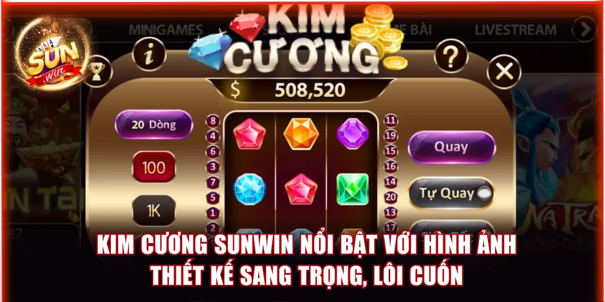 Kim Cương Sunwin - Bí Mật Chơi Game Săn Thưởng Lớn Về Túi 2 Kim Cương Sunwin nổi bật với hình ảnh thiết kế sang trọng, lôi cuốn