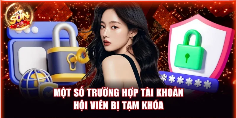 Điều Khoản Dịch Vụ Sunwin - Quy Định Rõ Ràng Về Cổng Game 3 mot so truong hop tai khoan hoi vien bi tam khoa