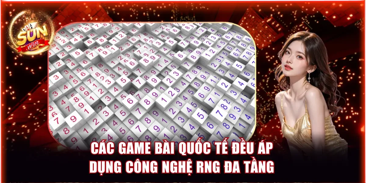 Top Game Bài Quốc Tế Phổ Biến Nhất Thế Giới Năm 2026 2 Các game bài quốc tế đều áp dụng công nghệ RNG đa tầng